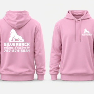 Pink Full Sleeves Hoodie