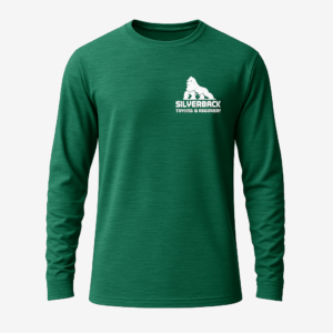Green and White Long Sleeves Tshirt
